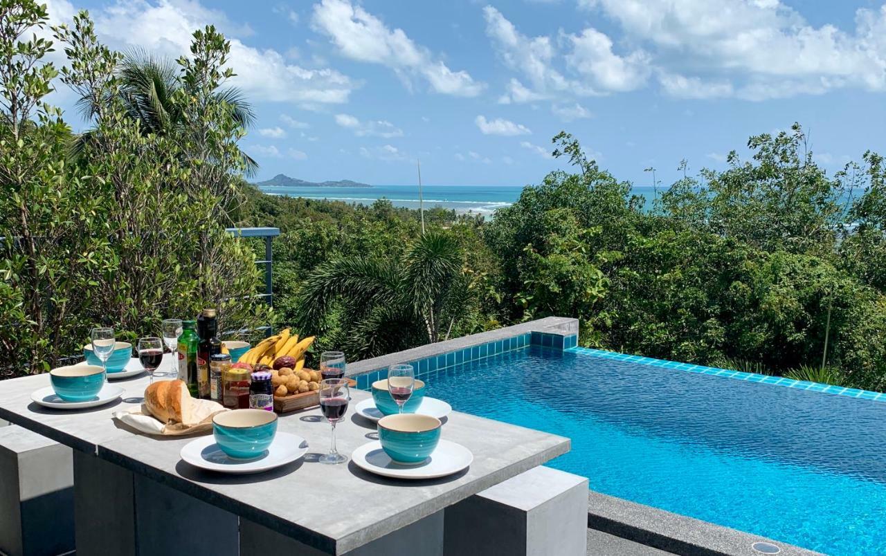 Ko Samui Seaview Pool Villa Seren With Car Laem Set Beach Екстер'єр фото